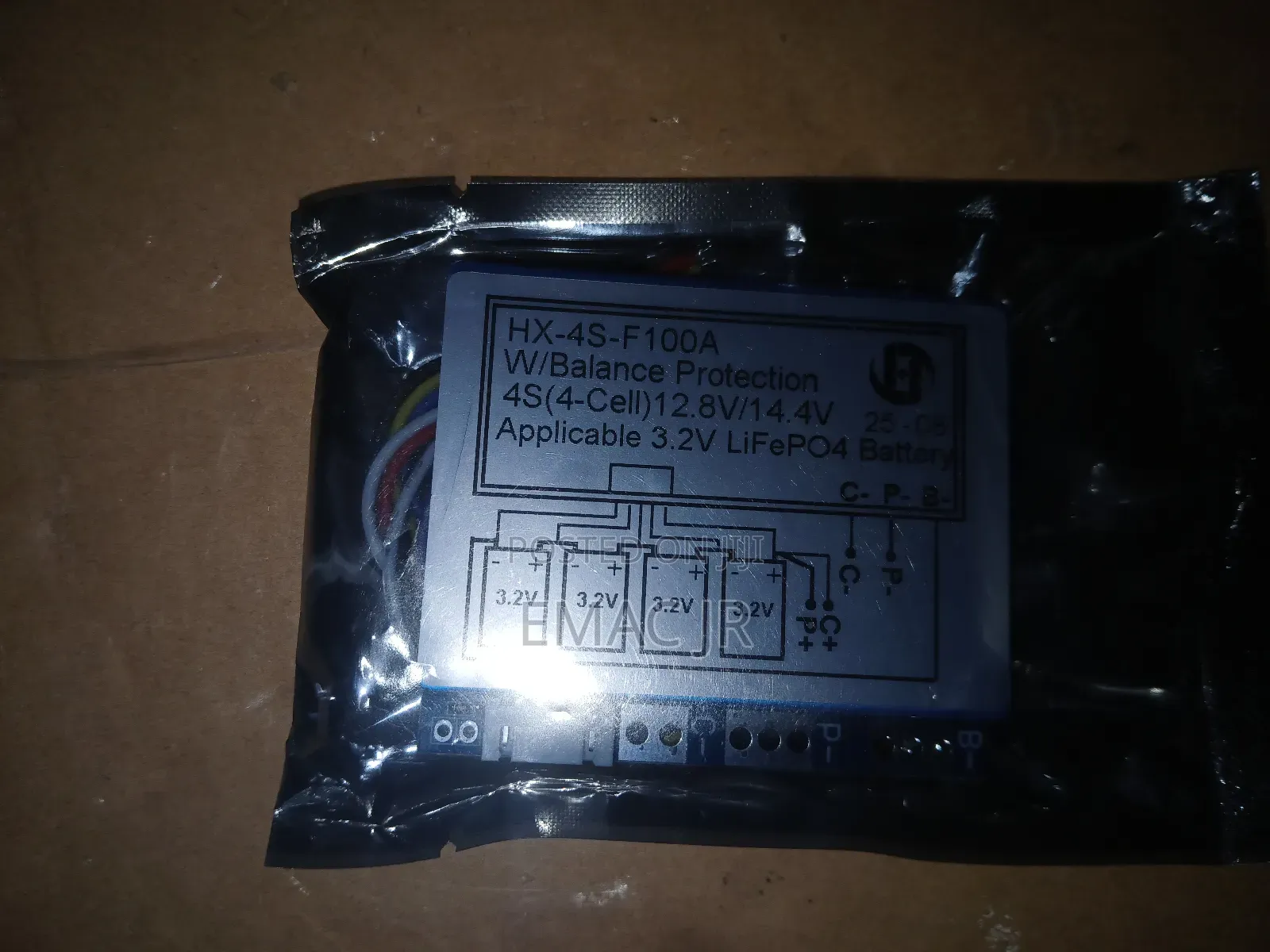 4s 100a Battery Protection Board, Battery Management System (Bms).