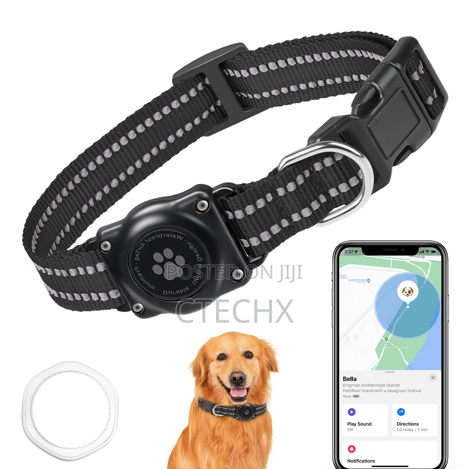 Pet Tracker With Dog Collar Tracker Holder. Ios Only