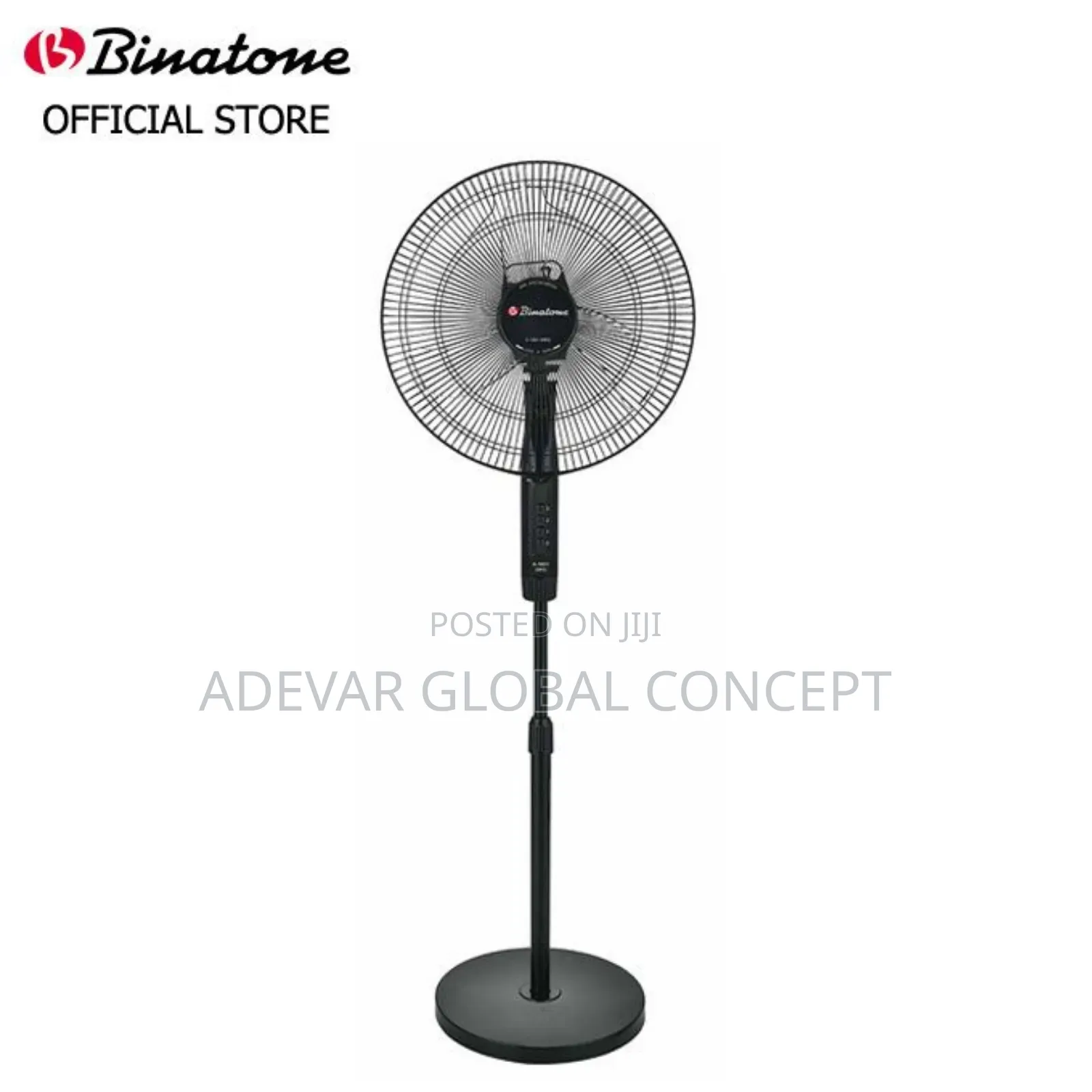 Binatone 16 Inches Standing Fan a-1691 - Black