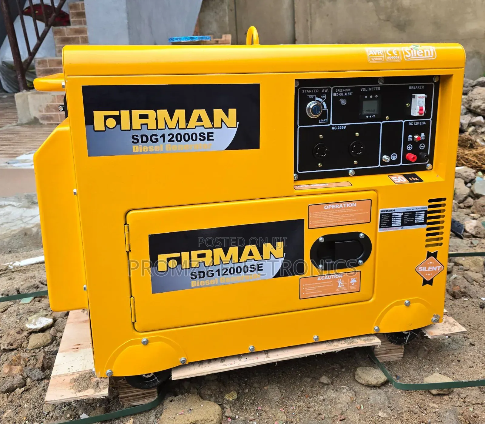 Original Firman Diesel Soundproof Generator 10kva 100%Copper Coil