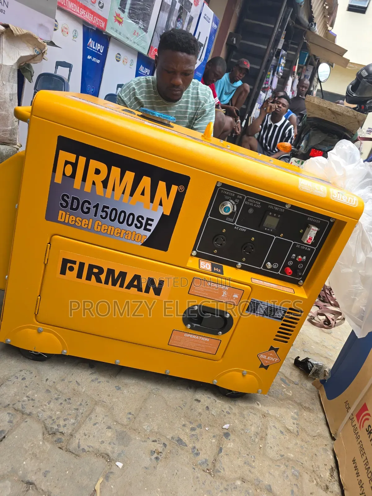 Firman Diesel Soundproof Generator 12.5kva 100%Copper Coil
