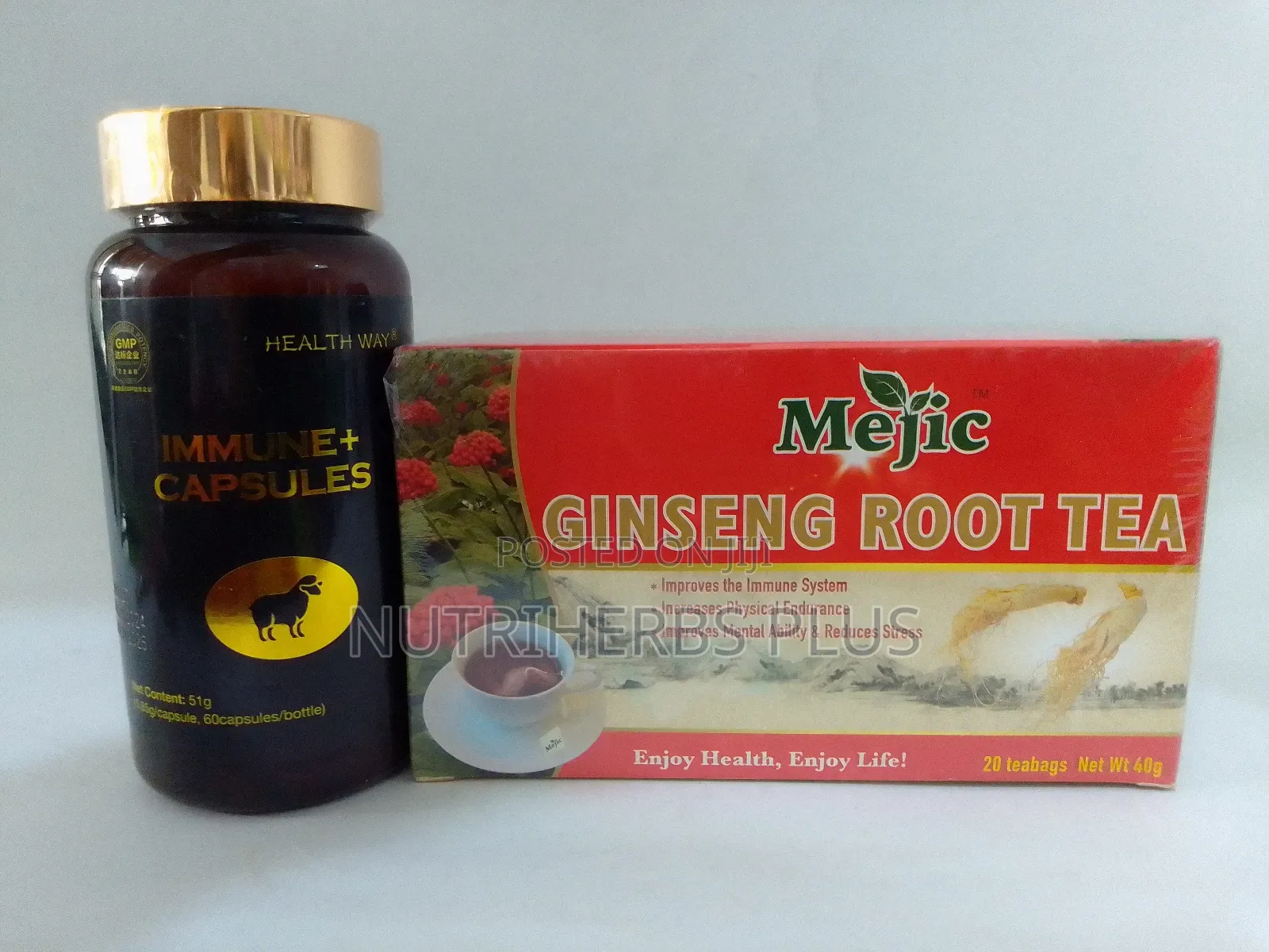 Norland Immune+ Capsules+ Megic Ginseng Root Tea:For Immune System