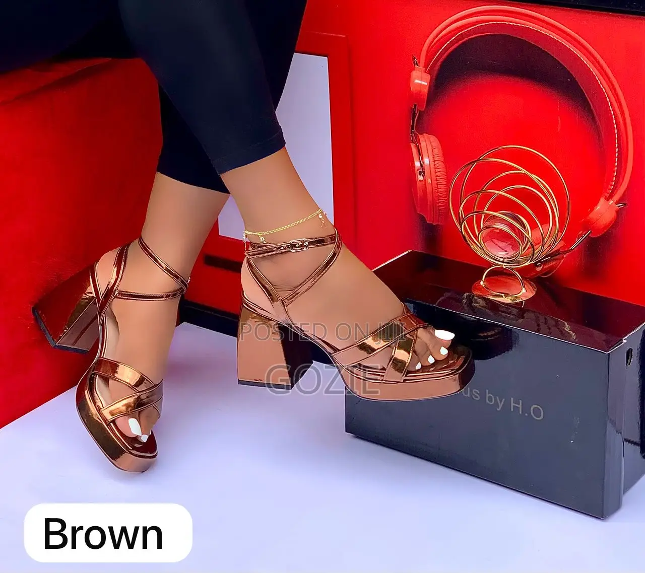 Platform Block Heel Sandals