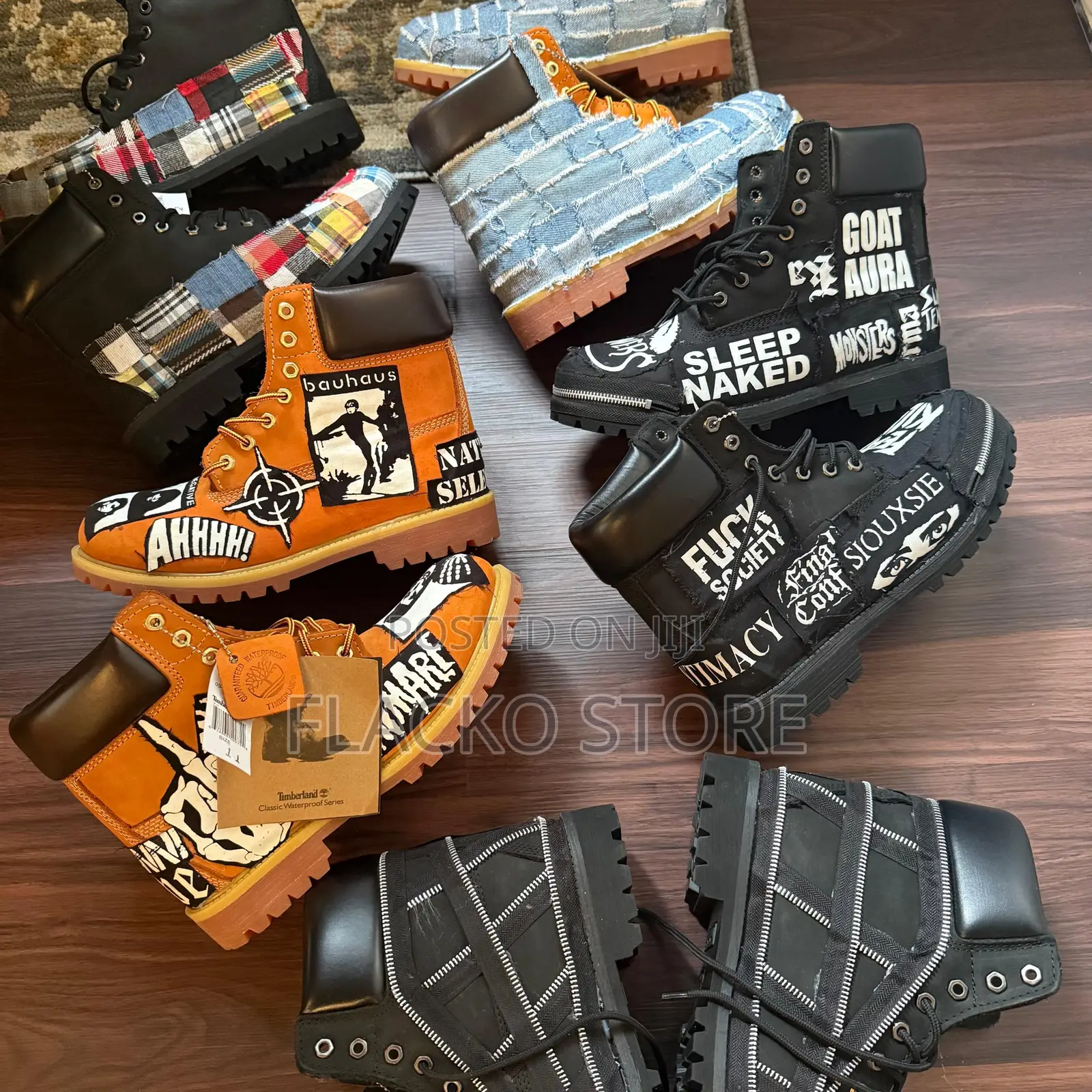 Premium T-jesus Reworked Timberland Boots
