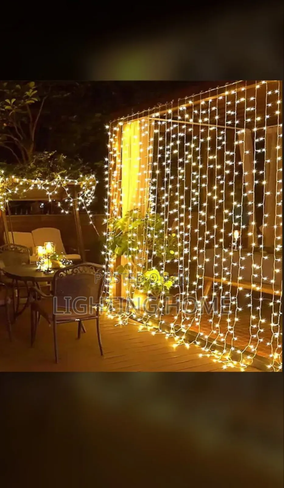 Christmas Light 3by3 Rain Drop By 10
