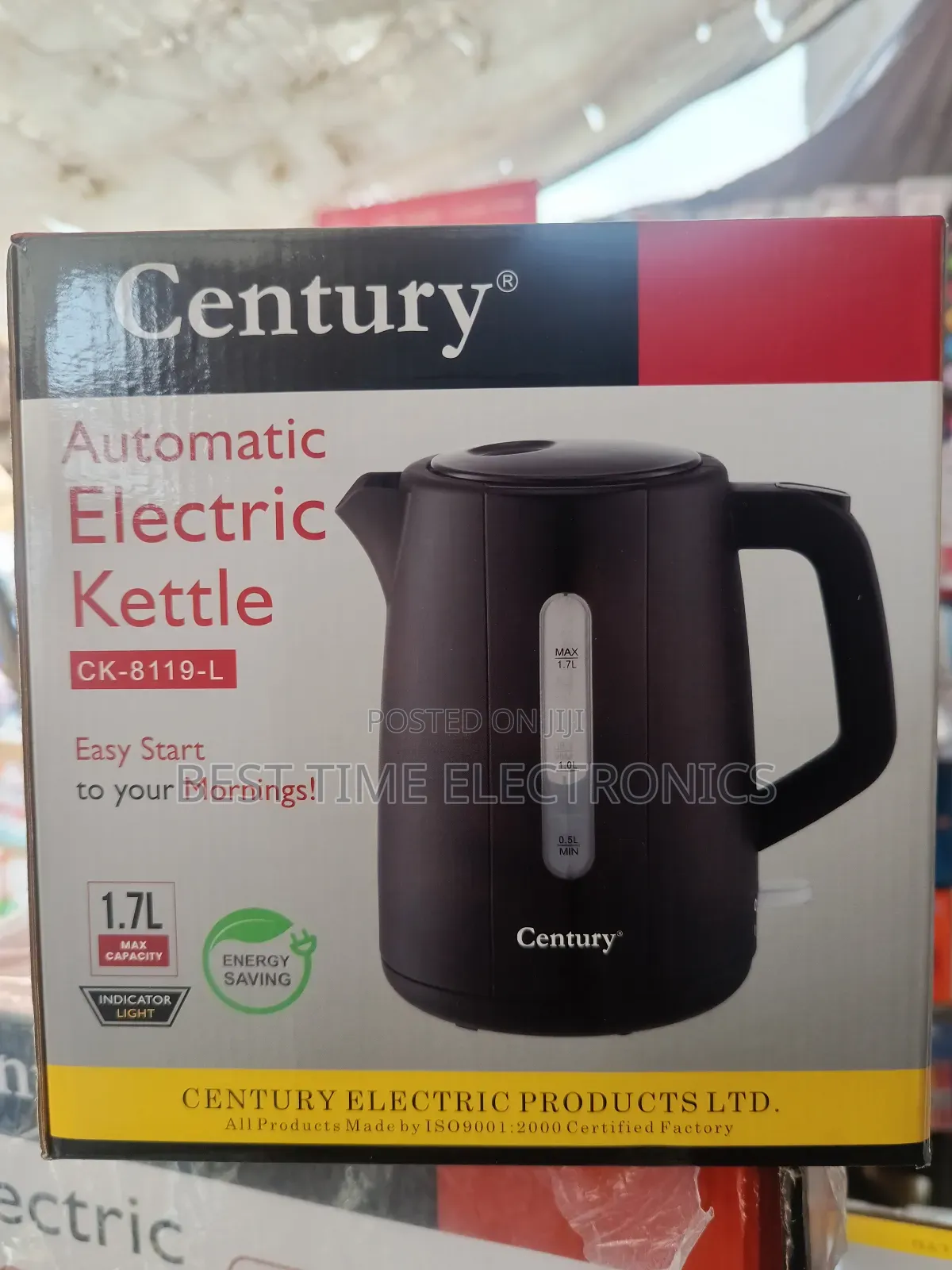 Century Automatic 1.7l Electric Kettle/Jug (8119l)