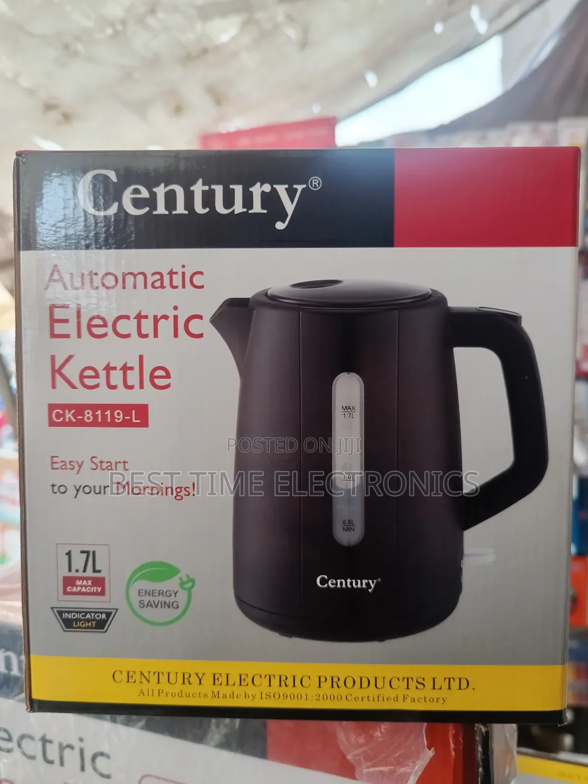 Century Automatic 1.7l Electric Kettle/Jug (8119l)