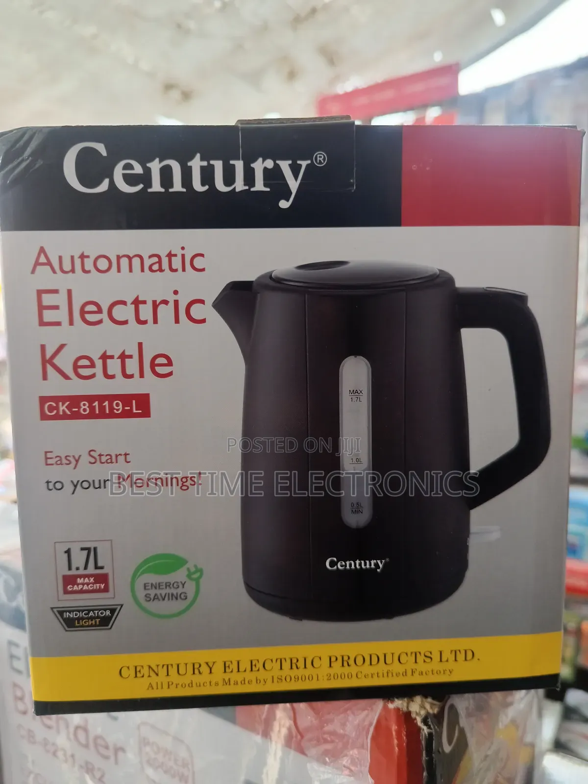 Century Automatic 1.7l Electric Kettle/Jug (8119l)