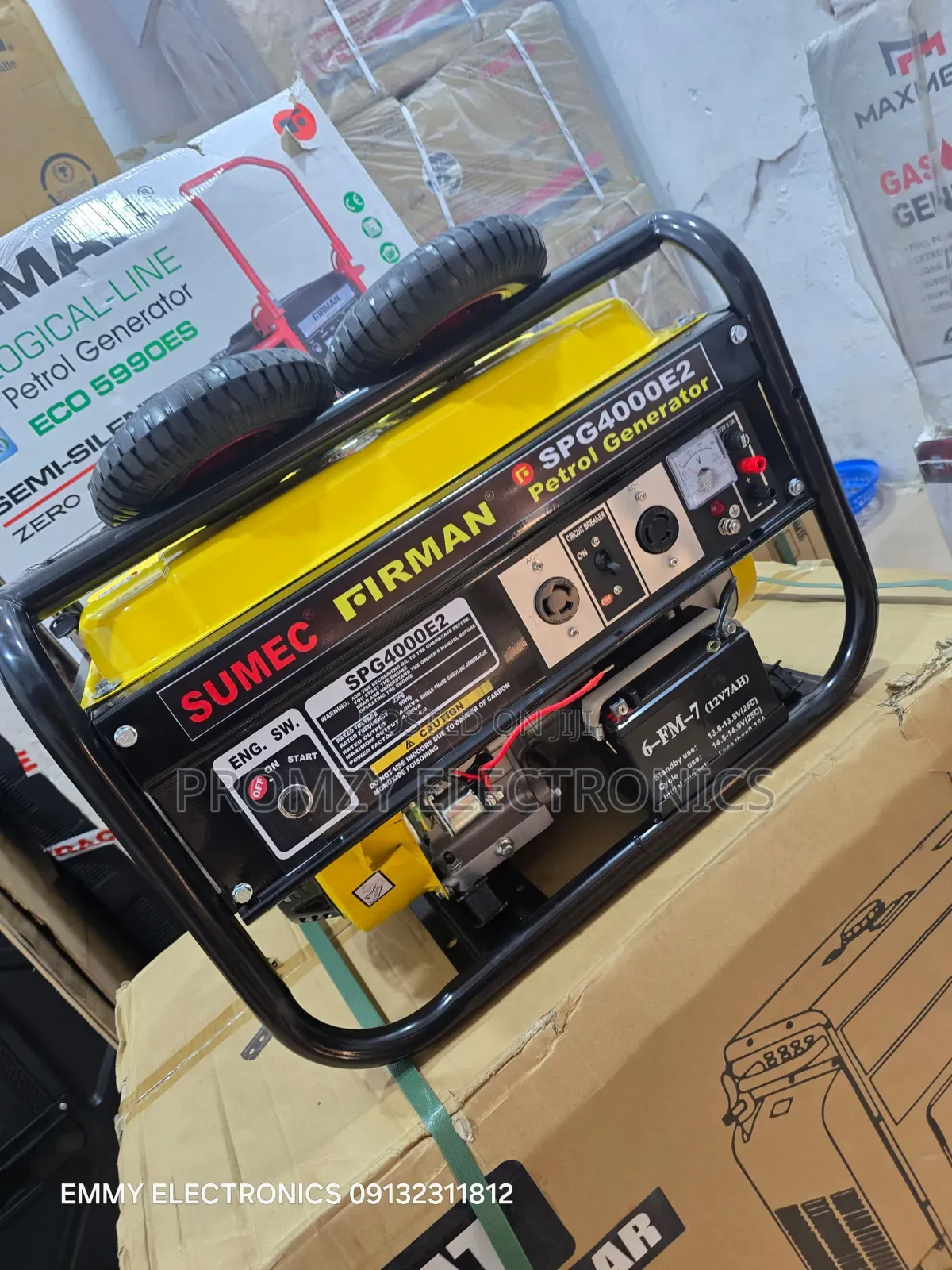 3.5kva Sumec Firman Petrol Generator 100% Copper Coil
