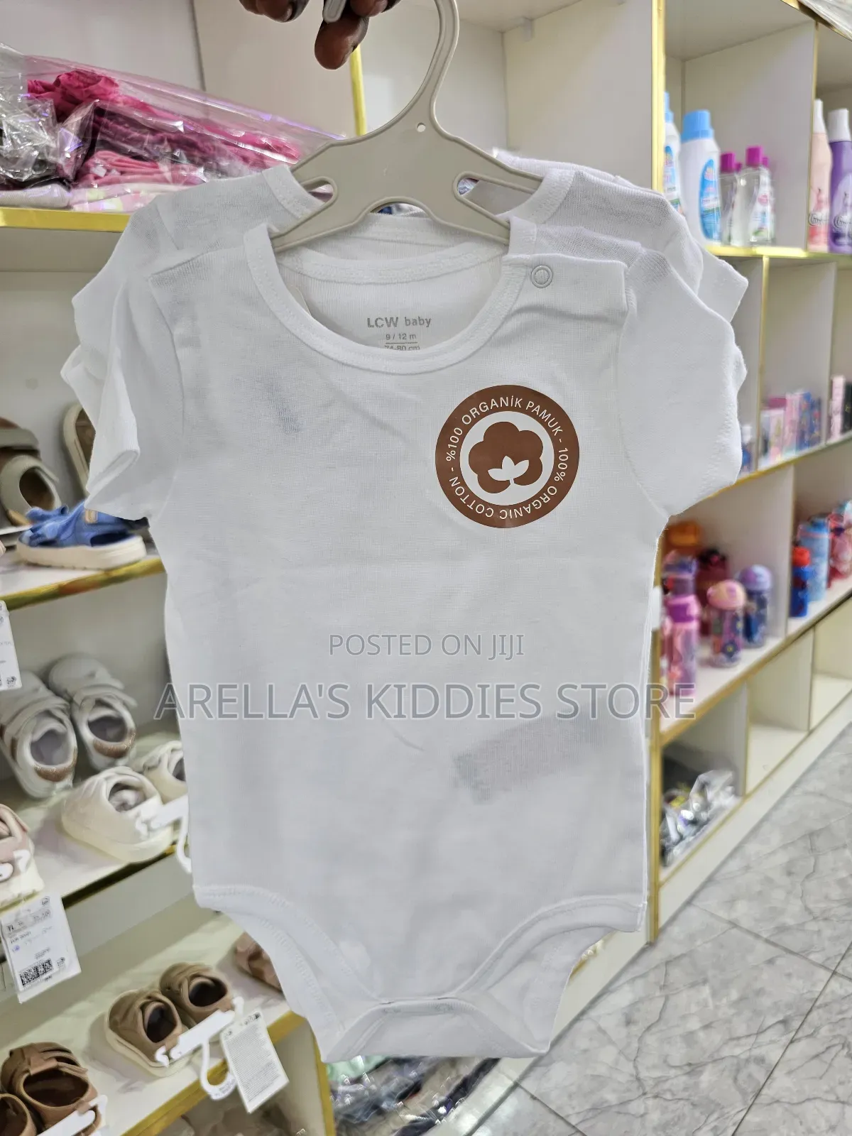 LCW Baby Crew Neck Basic Baby Girl Snap Snap Bodysuit