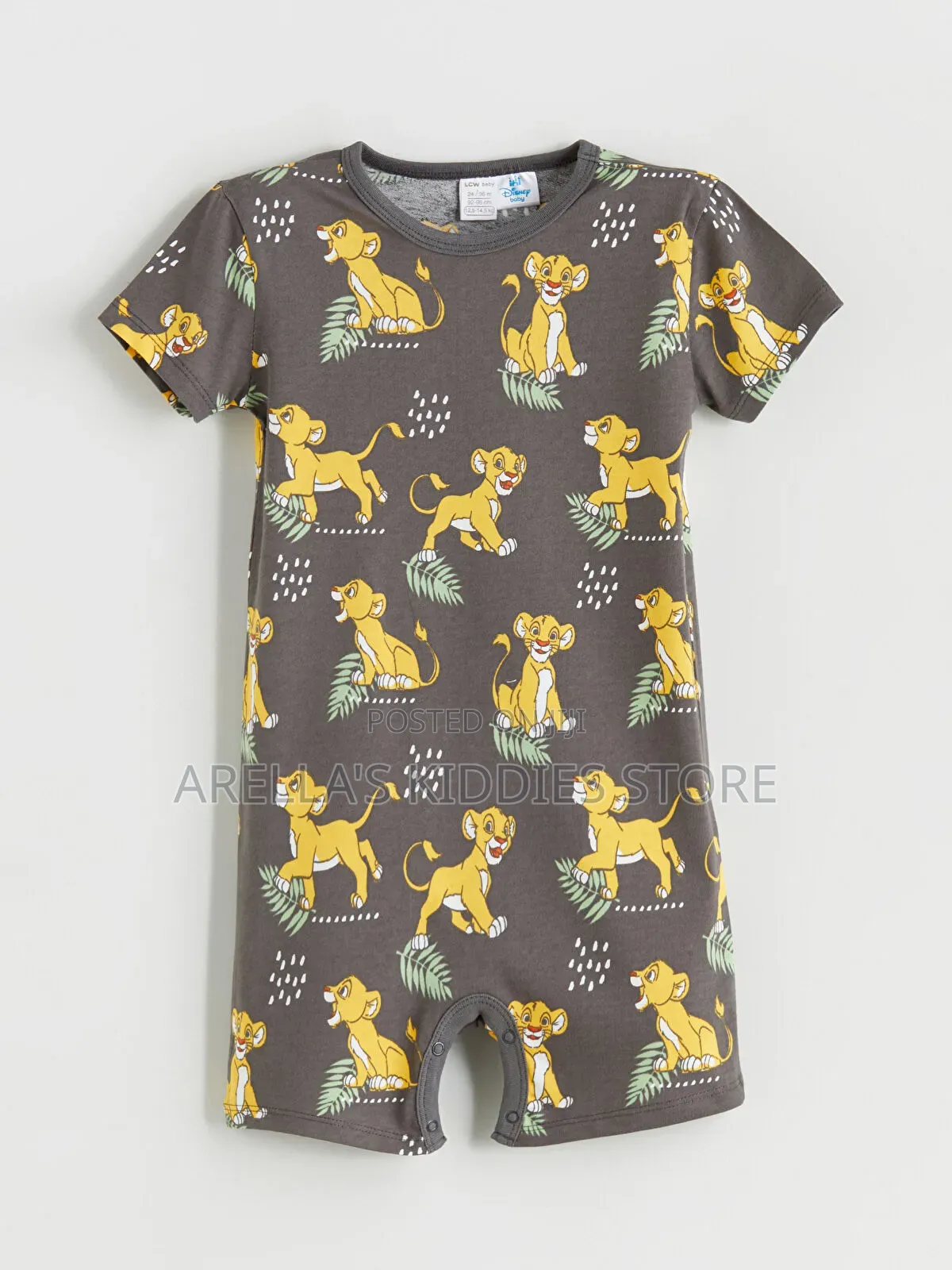 LCW Baby Lion King Printed Baby Boys' Jumpsuit 2