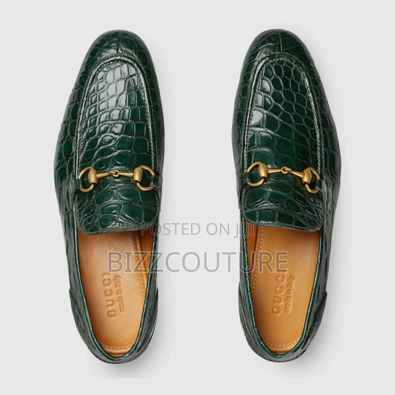 Original Gucci Leather Loafers Available in Store