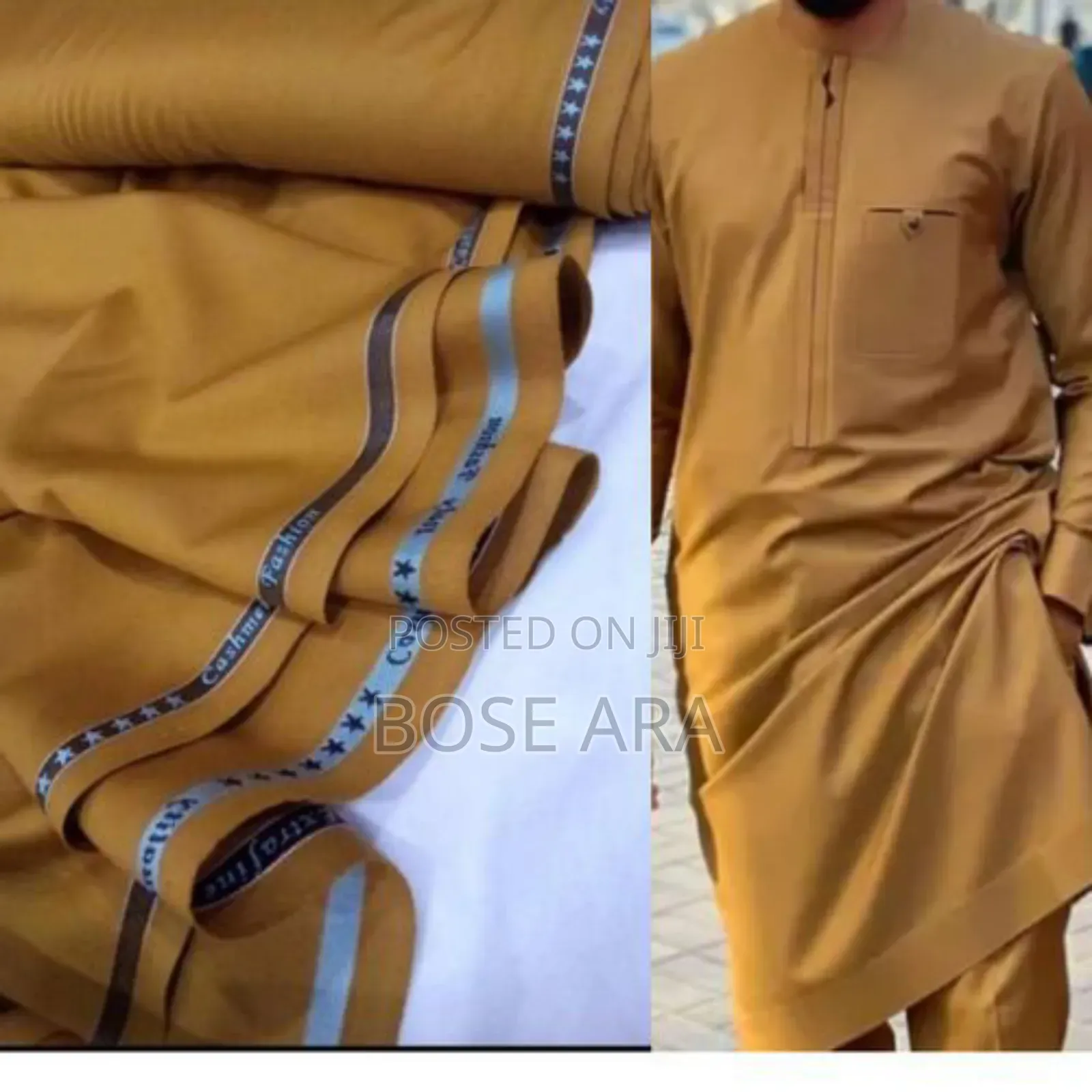 Italian Cashmere Superwool Senator Fabric Material: Gold
4 Yards
