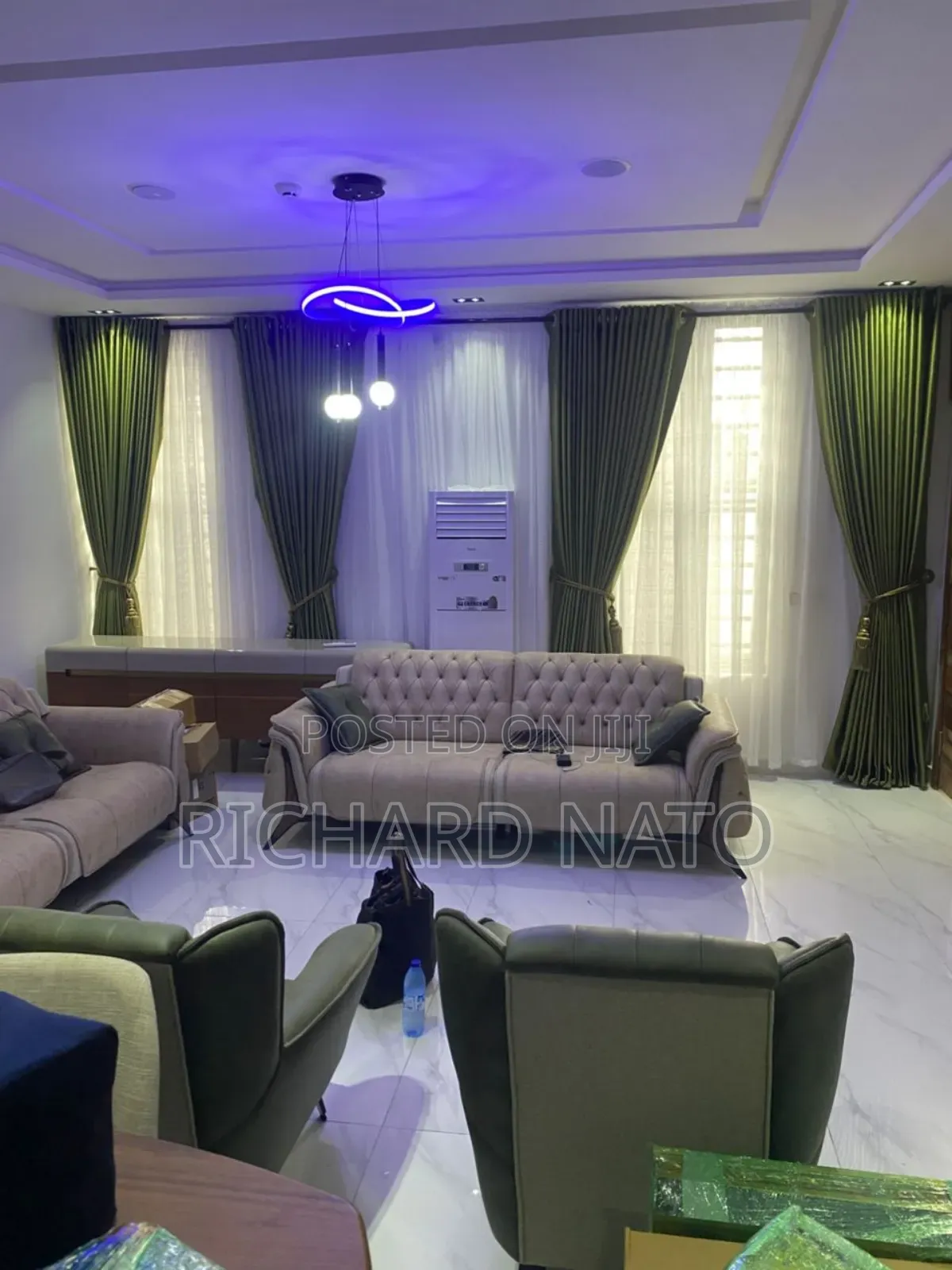Quality Green Turkish Luxury Curtain