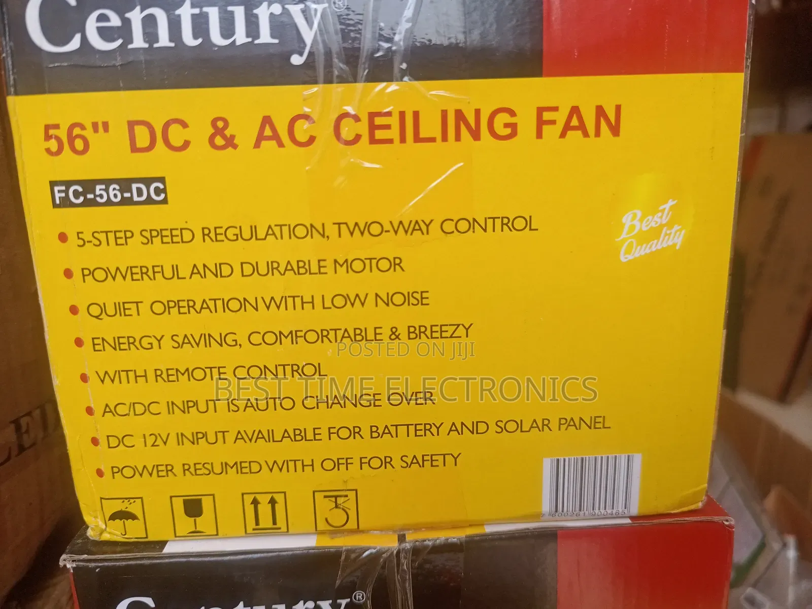 56" Century Ac/Dc Inverter Ceiling Fan