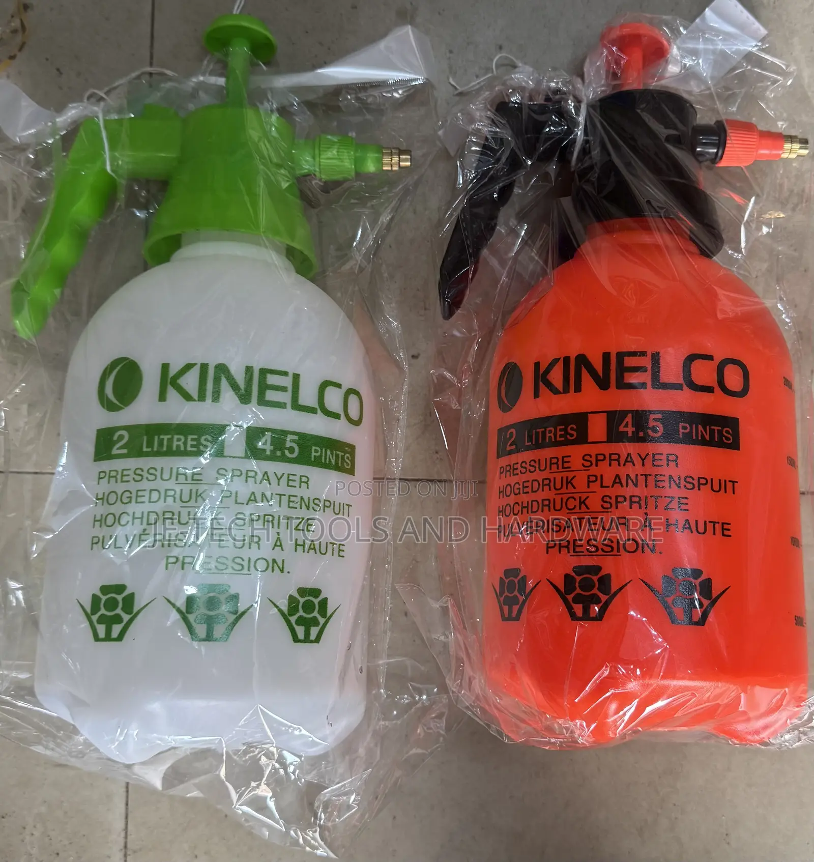 Kinelco 2-liter (4.5 Pints) Pressure Sprayer.