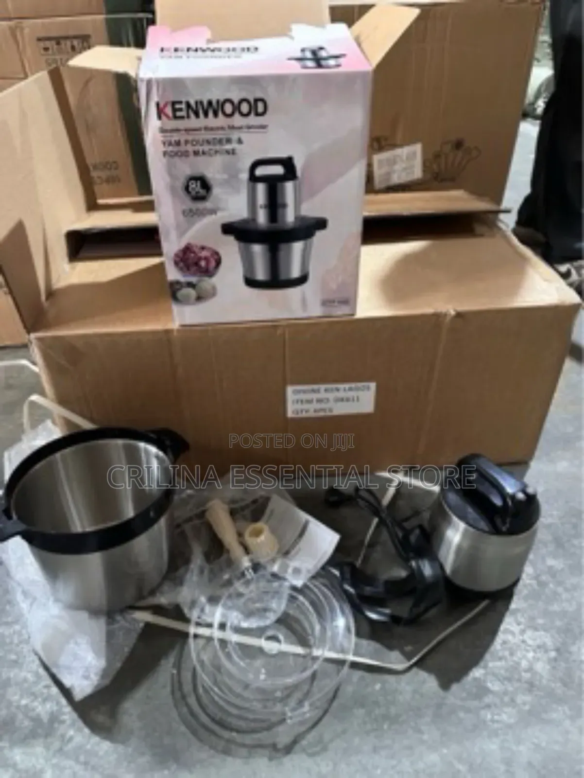 Yam Pounder and Food Processor Machine