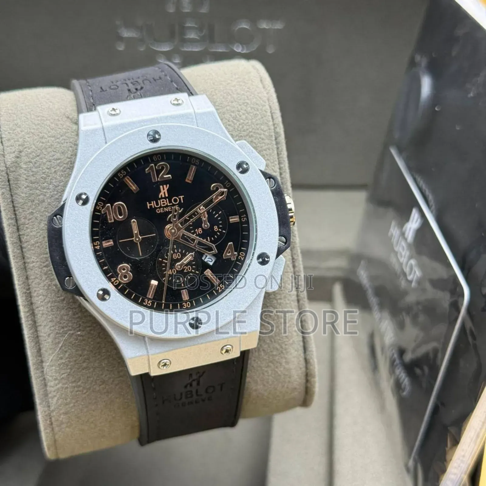 Hublot. Men's. Leather Wristwatch