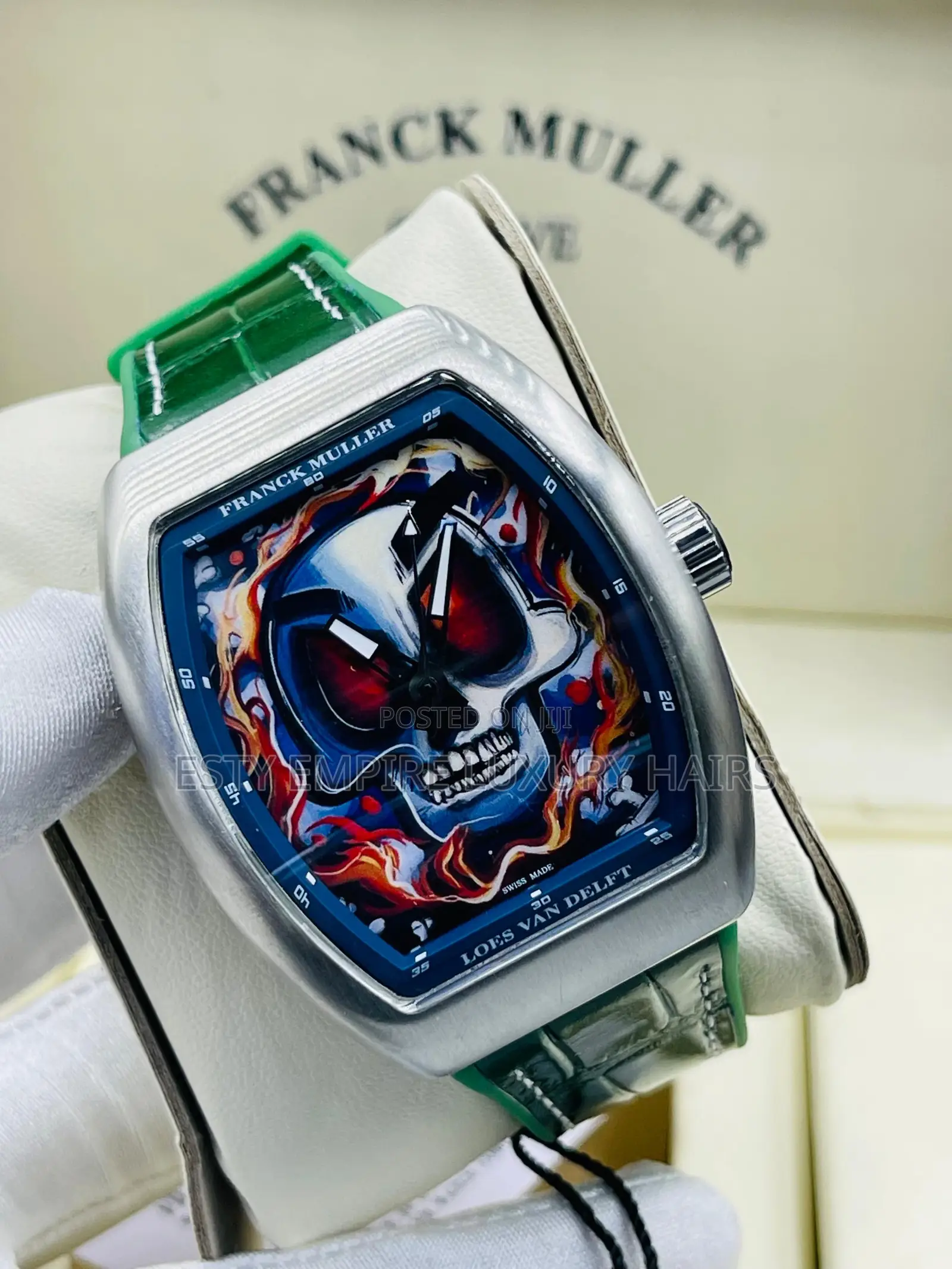 Frank Muller Leather Wristwatch