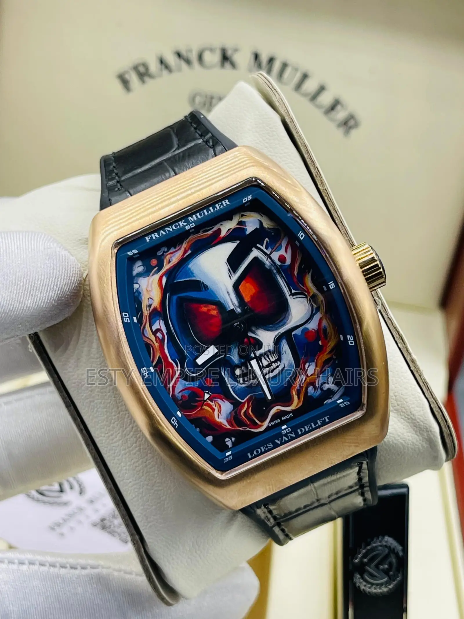 Frank Muller Leather Wristwatch