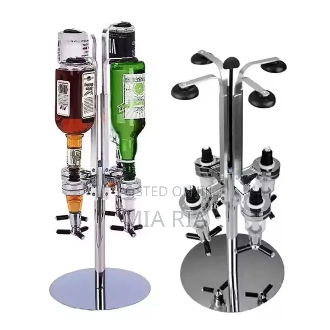 Rotating Liquor Bar Butler Wine Beverage Dispenser