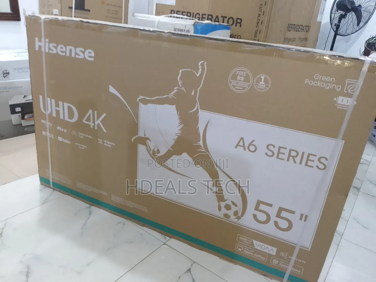 Hisense 55" A6 Series Uhd Smart Tv – Cinematic Home Experience