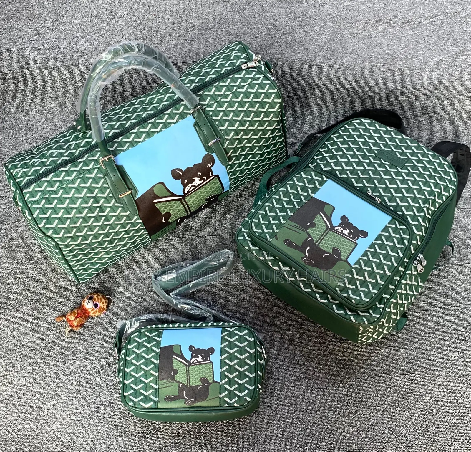 Quality Goyard Backpack Duffel Bag Combo