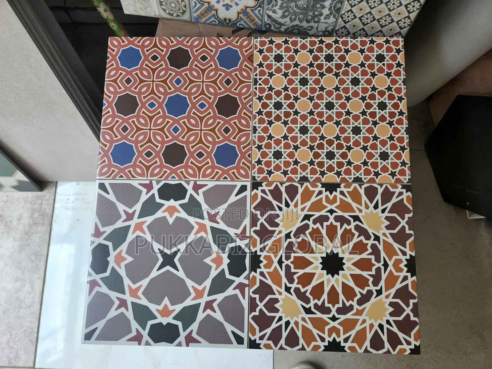Vintage Realonda Provenza Deco Porcelain Tile