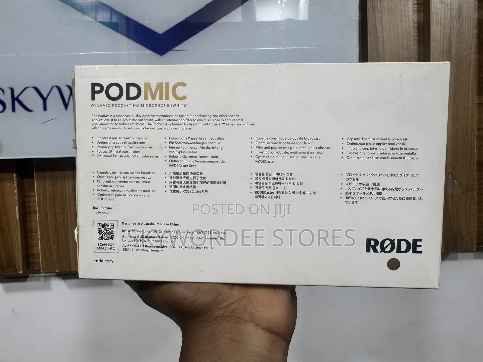 Rode Podmic Dynamic Podcasting Microphone