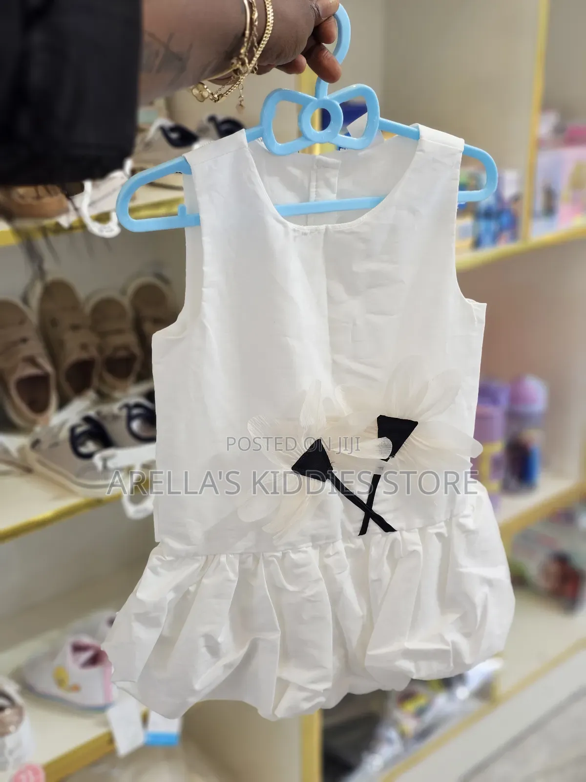 LCW Kids Girl Ecru Dress 1-2y