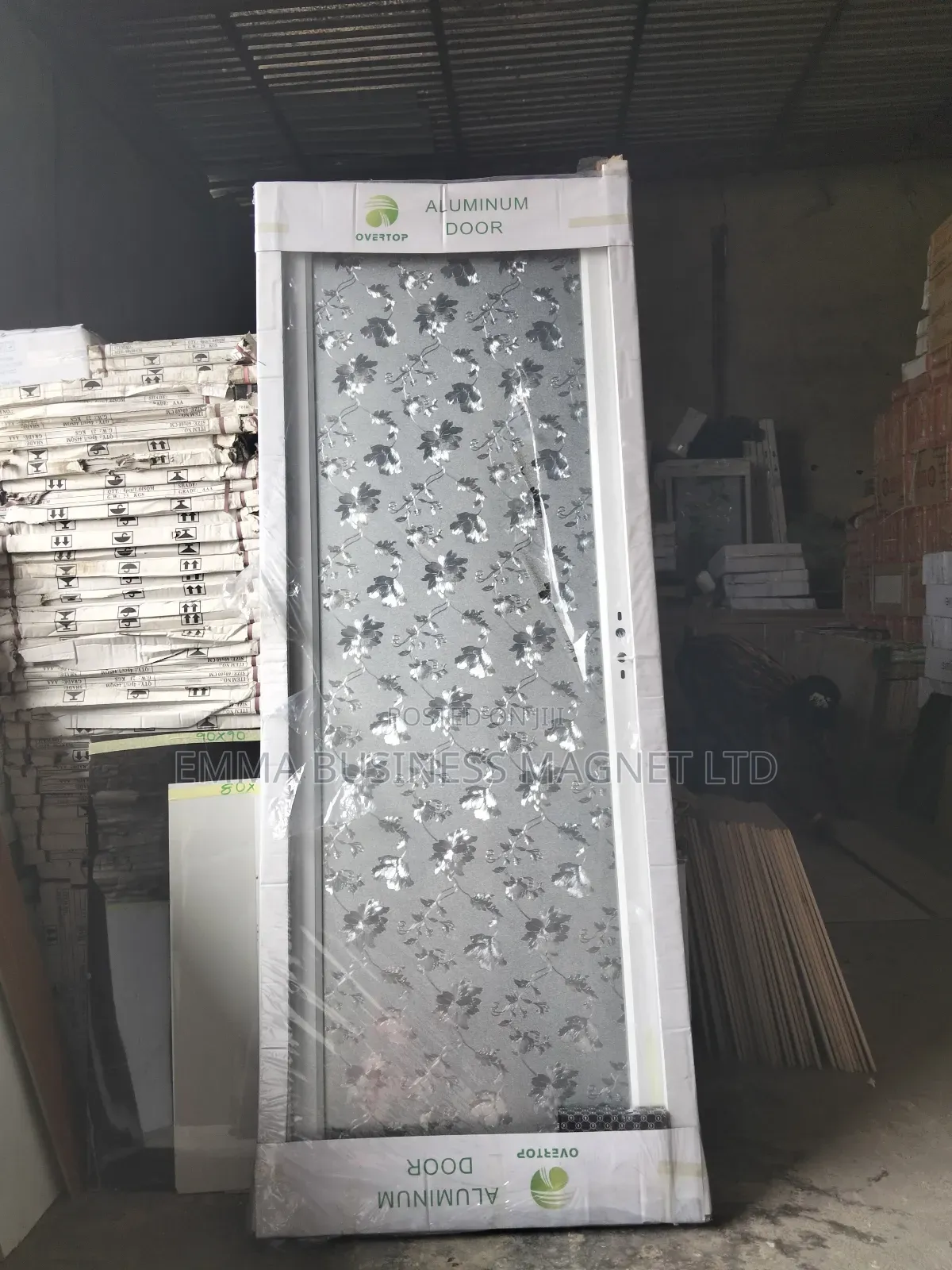 High Quality New Modern Aluminum Glass Toilet Doors 