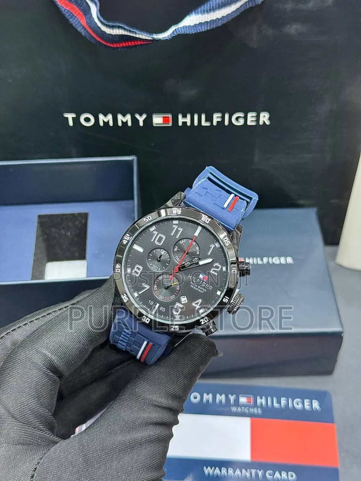 Tommy Hilfiger Quality~Chronog9raph. Different Colours Strap