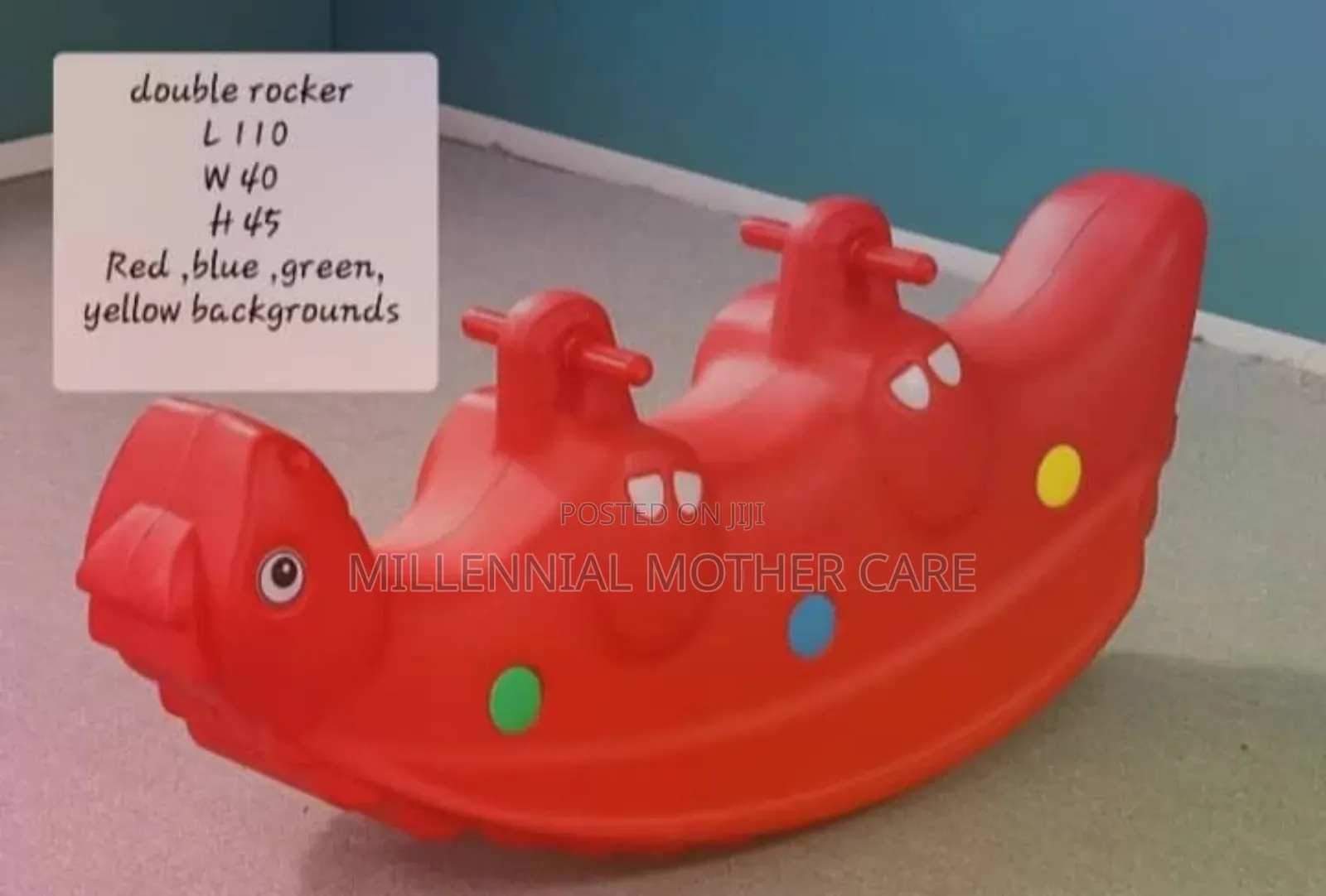 3 Seater Plastic Seesaw