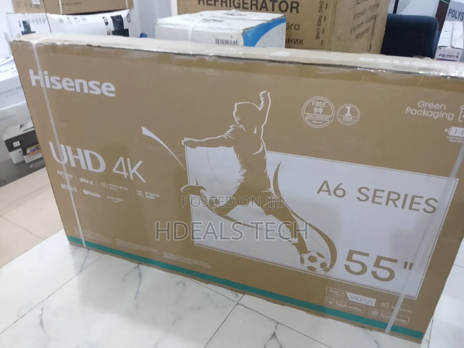 Hisense 55" A6 Series Uhd Smart Tv – Smooth, Sharp Smart