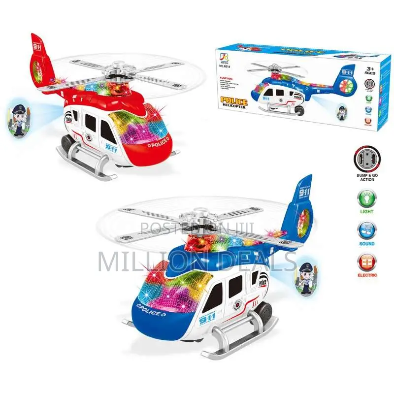 Police Helicopter Kids Toy Ages 3+