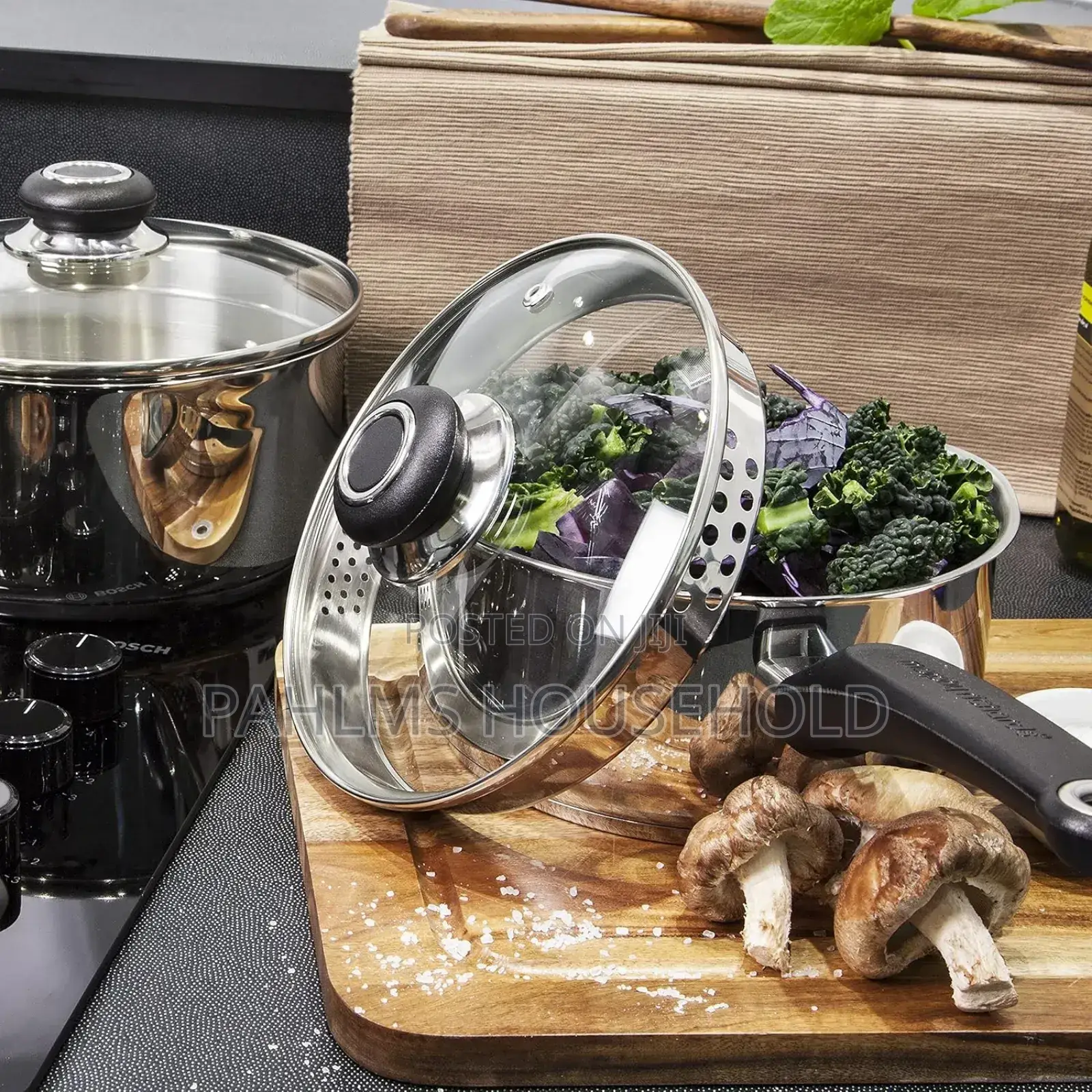 Morphy Richards Stainless Steel 5 Piece Pan Set