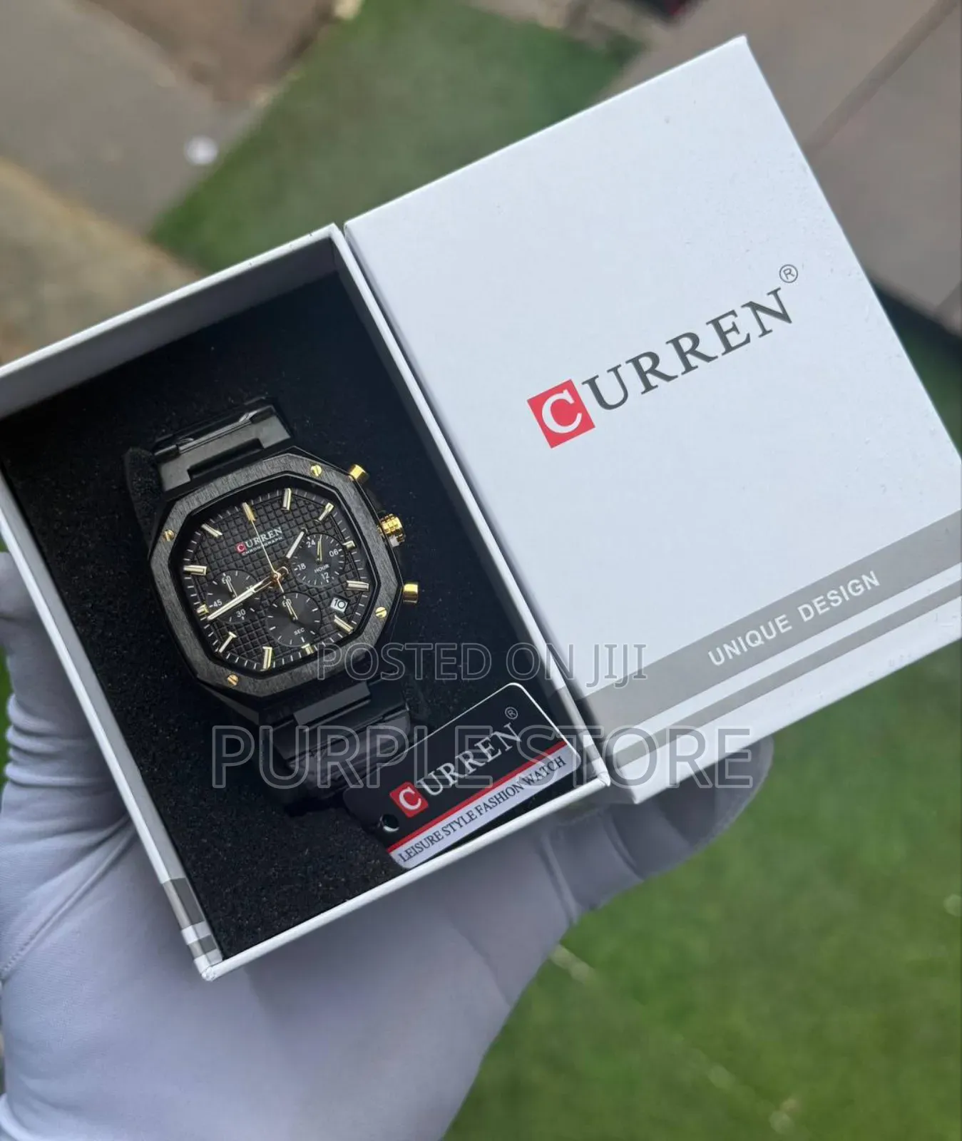 Curren Functional Chronograph Watch Fully Packaged