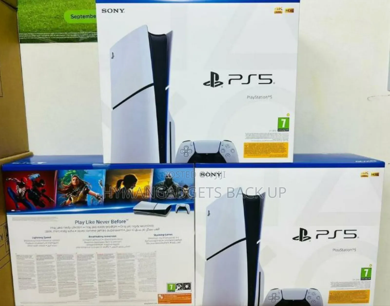 Super Neat Brand New Ps 5 Slim 1tb Stand Version