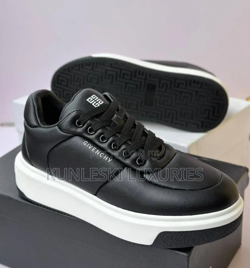 Original Givenchy Chunky White Sole Leather Sneakers