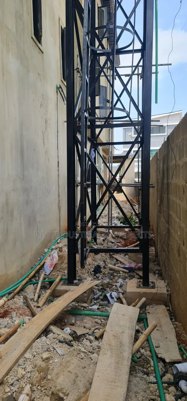 Elevated Water Tank Stanchion / Tank Scaffold