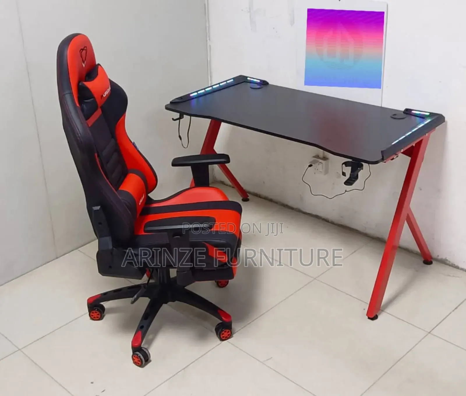 A Combo Gaming Chair and Table