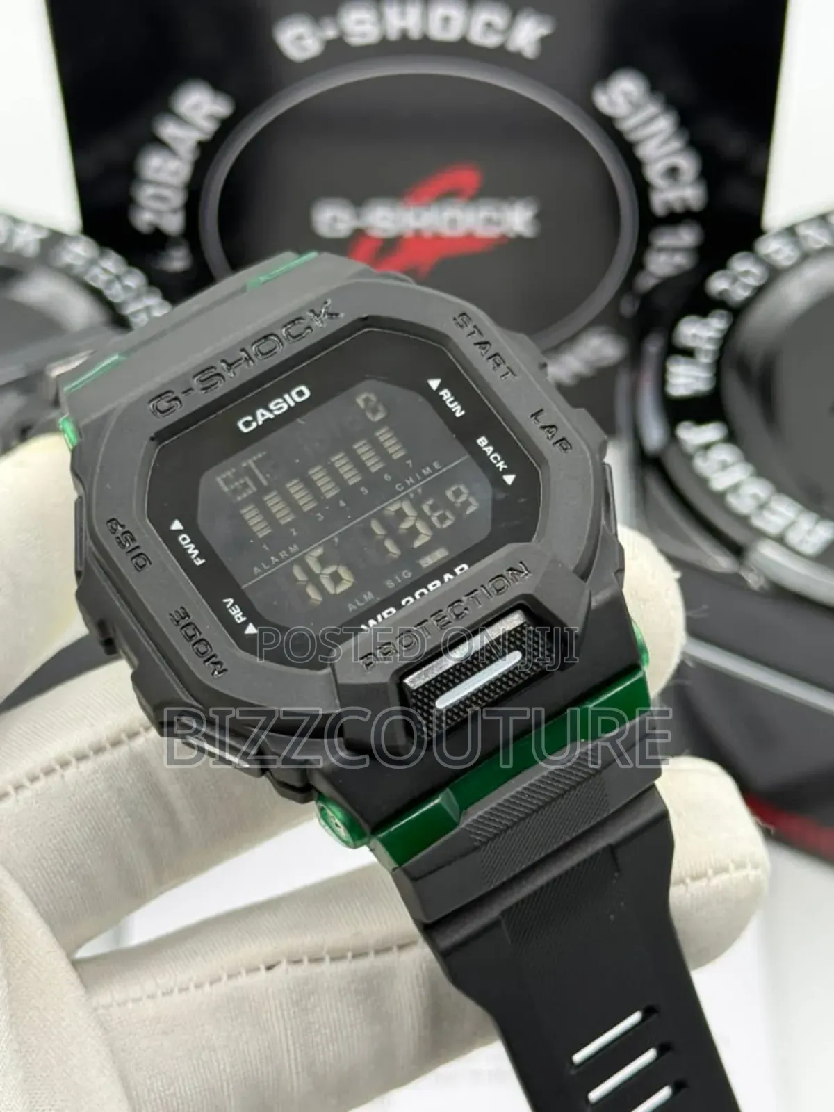 Original G-Shock Black Rubber Strap Digital Quartz Watch