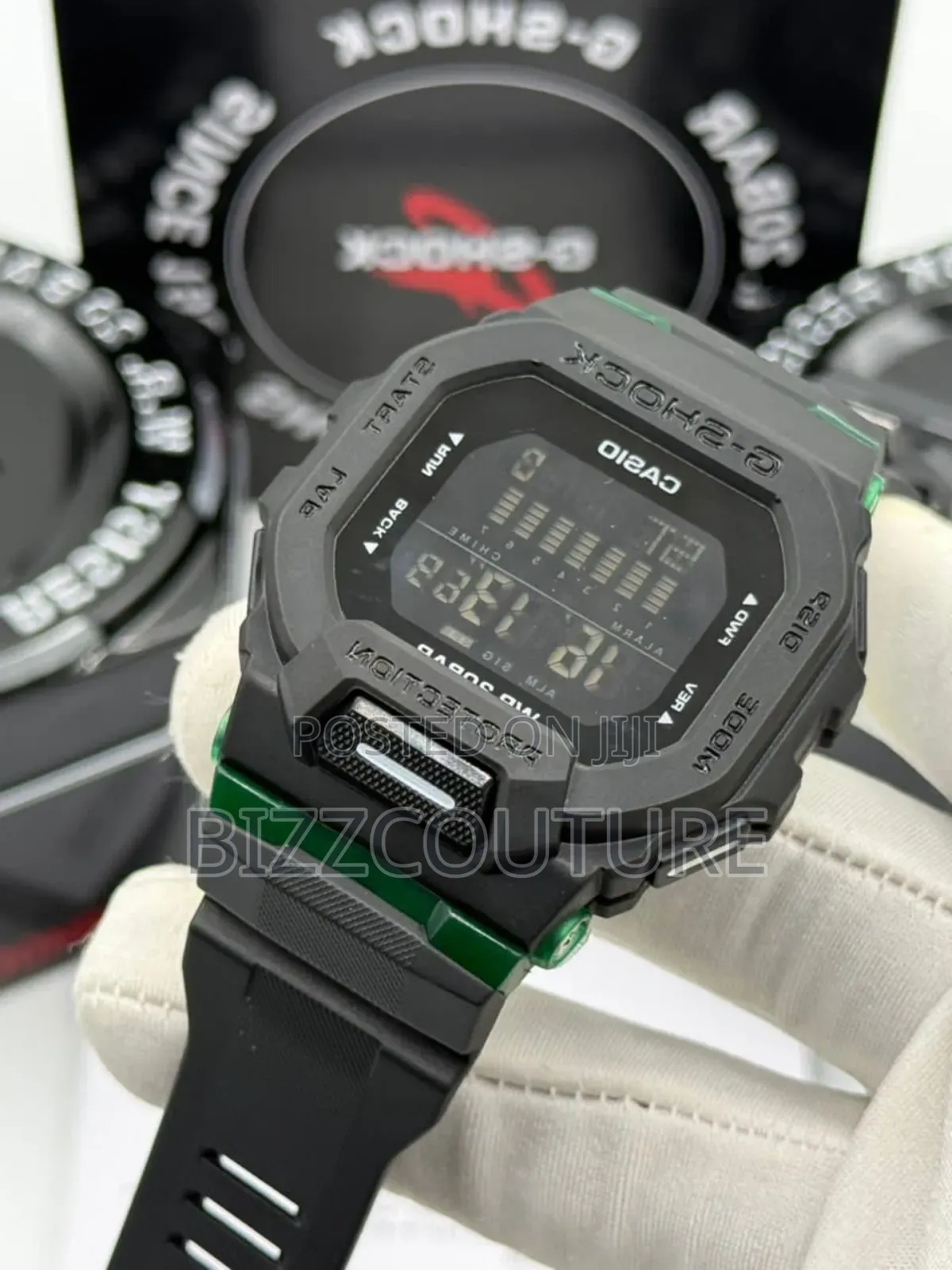 Original G-Shock Black Rubber Strap Digital Quartz Watch