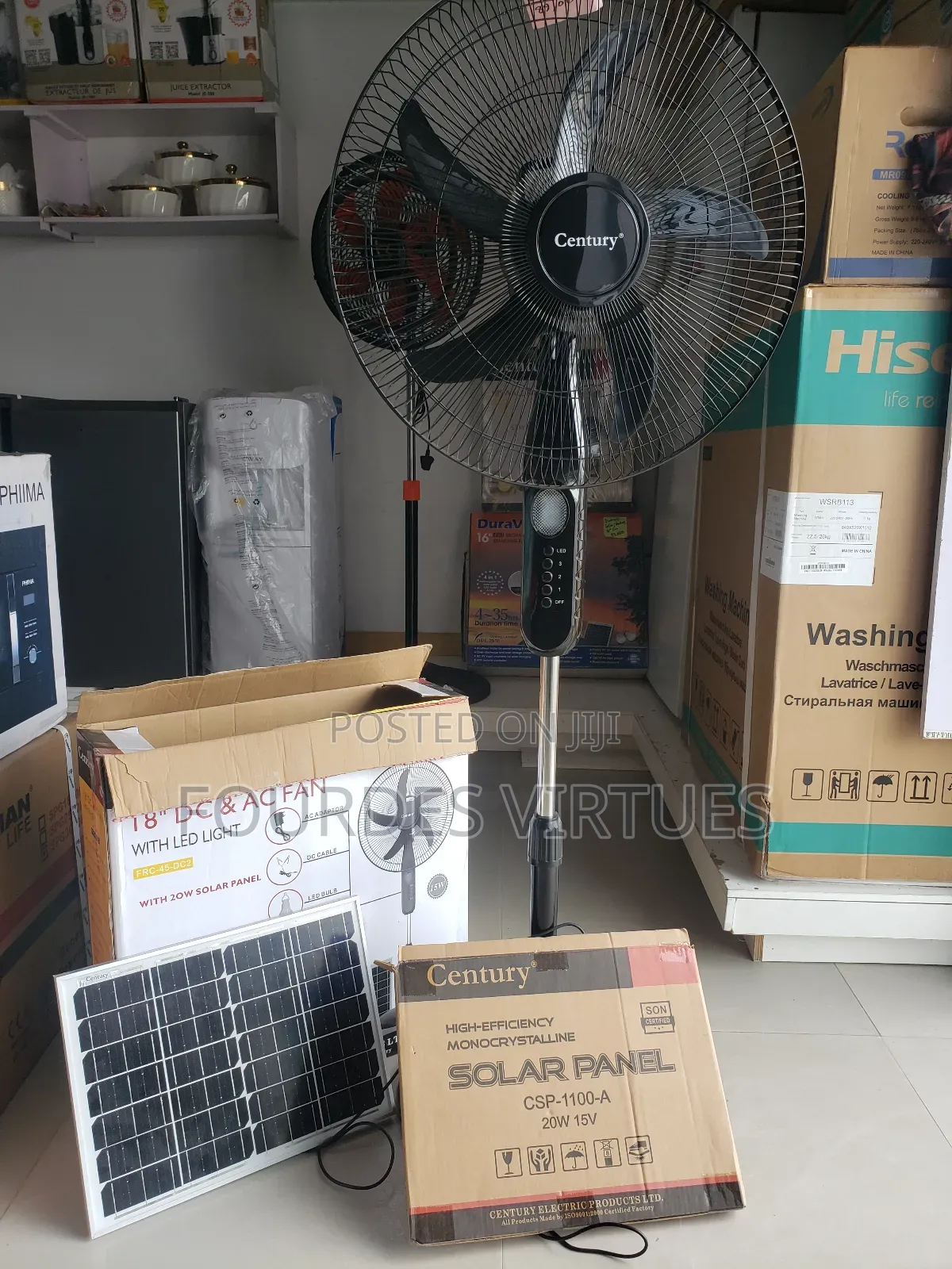 Century18" Solar Fan