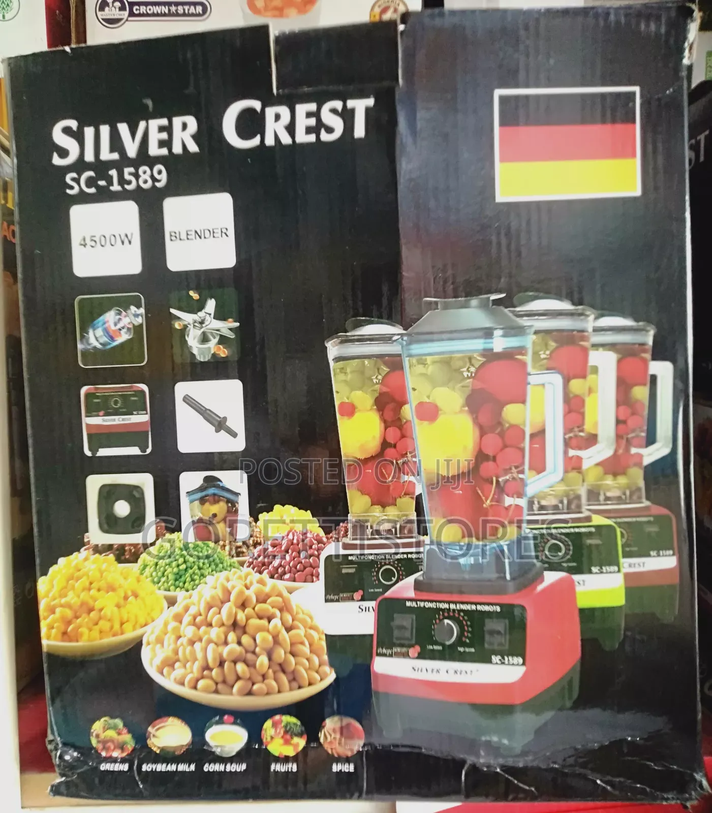 2in1 Silver Crest Blender ( 4500w)