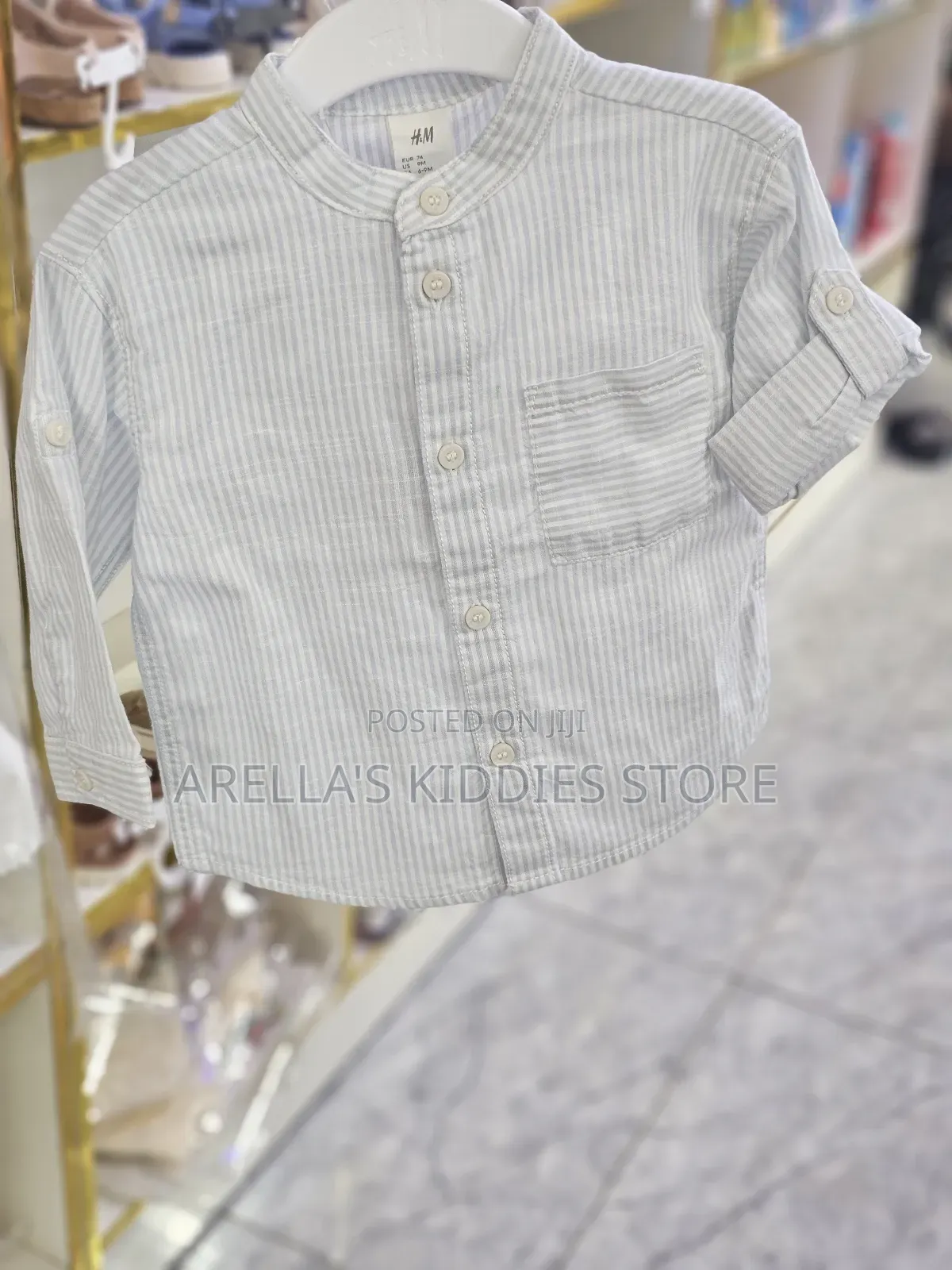 Cotton Grandad Shirt