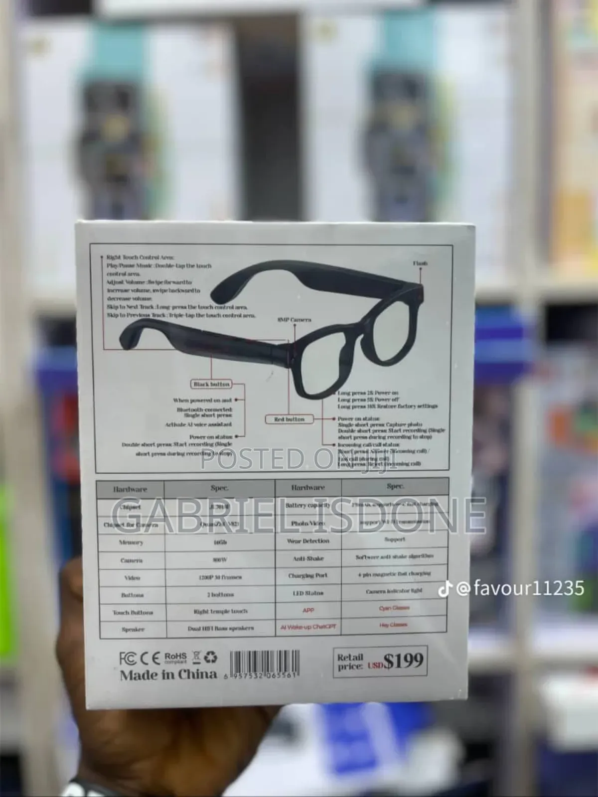 Ai Smart Bluetooth Sunglasses . Video and Pictures. Google.