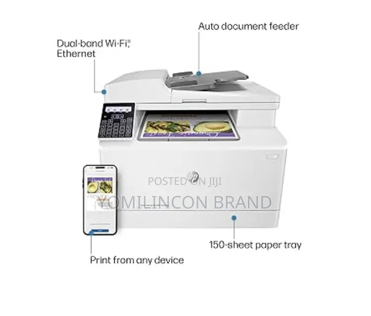 Hp Color Laserjet Pro MFP M183fw, White