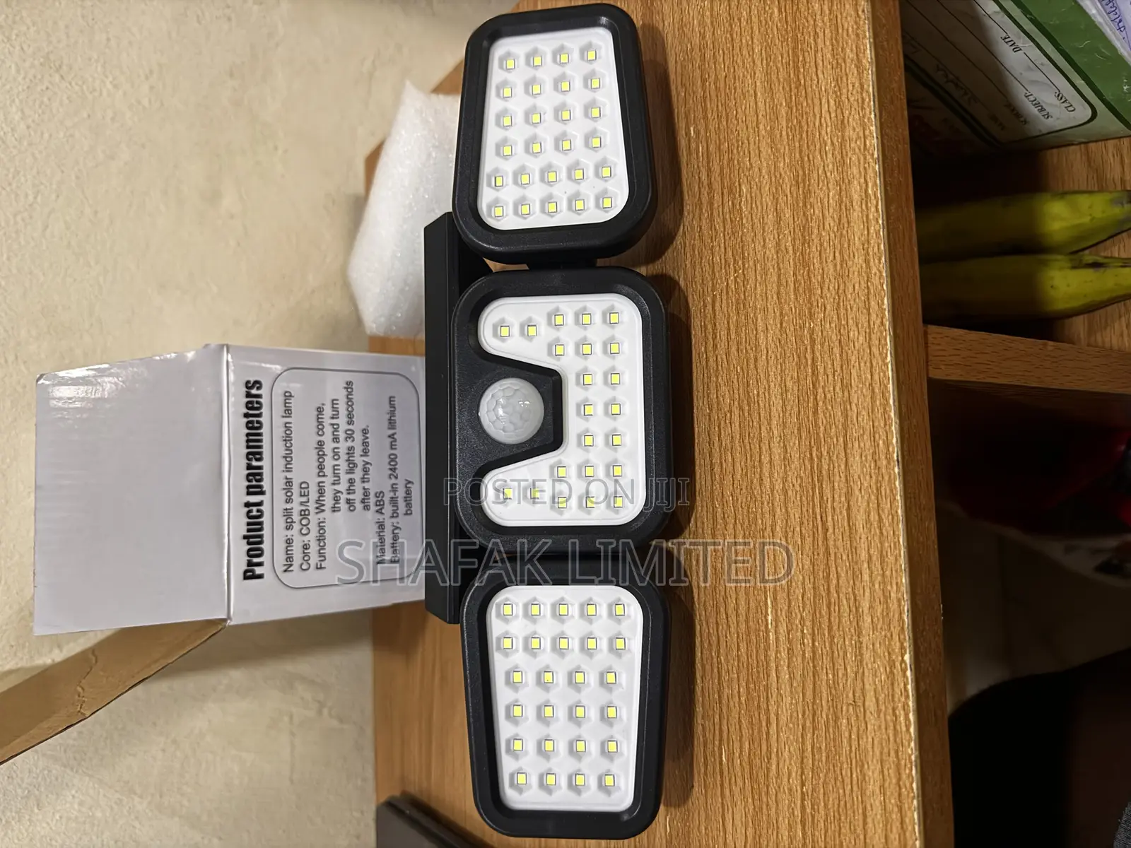 Foldable Solar Motion Sensor Wall Lamp