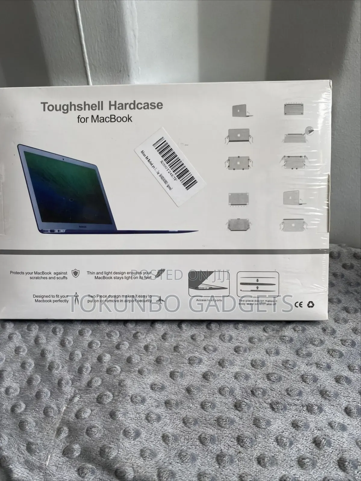 Toughshell Hard Case Cover for Macbook Air, Pro and Retina 13